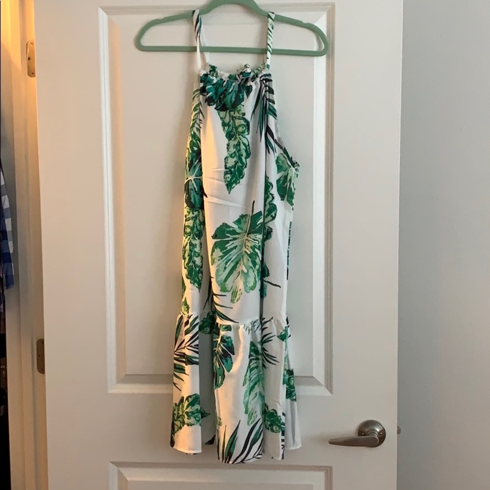 Tropical dress/coverup